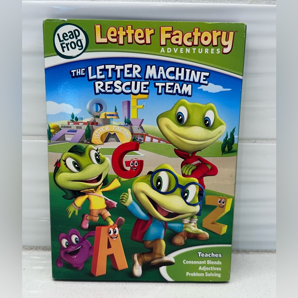 Leap Frog Letter Factory Adventures: The Letter Machine Rescue Team (DVD, 2014)